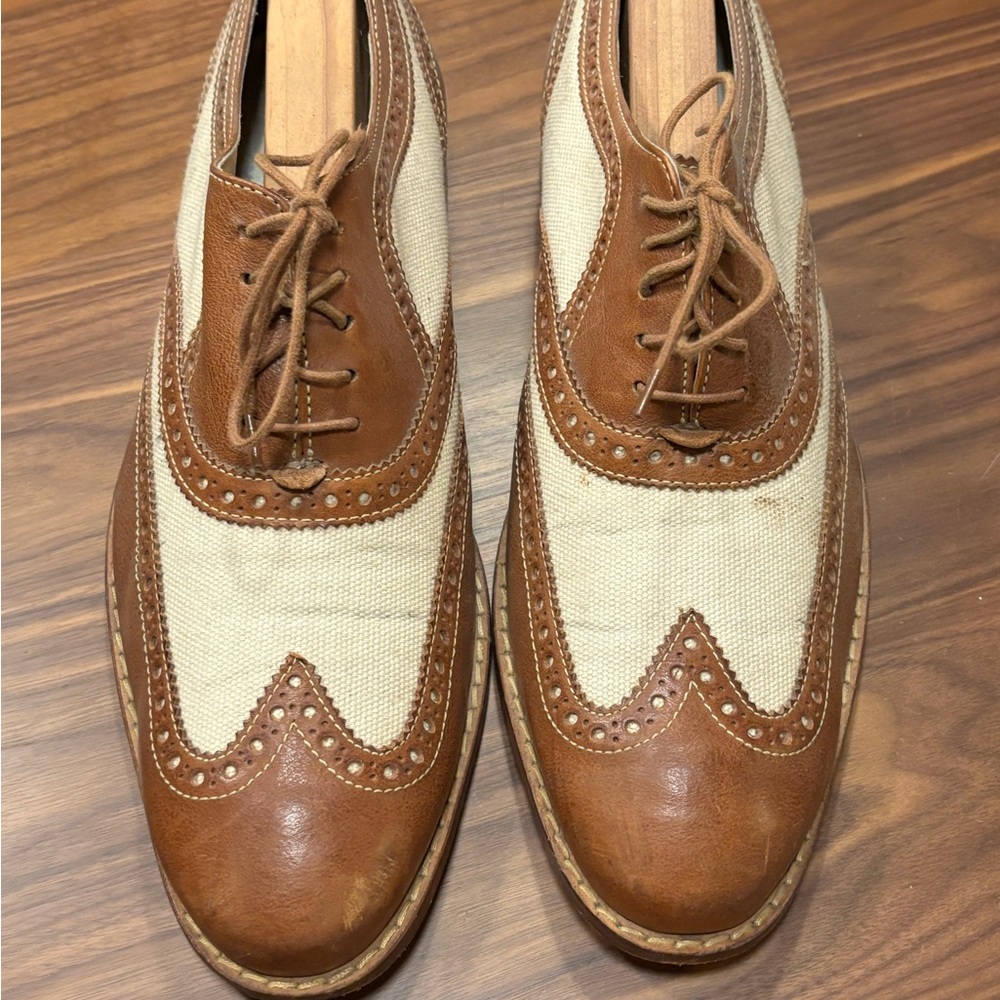 Cole-Haan saddle shoes, size 9, original soles and heels, rarely worn.